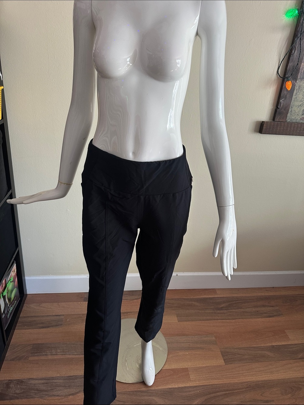 Classic Black Straight-Leg Women's Pants